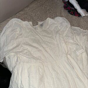 a new day White Eyelet Dress